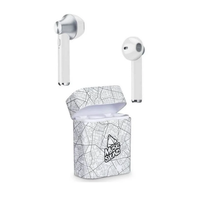 Cellularline Einzigartige In Ear True Wireless Kopfhörer - Bluetooth, Ladecase, 180h Standby, Schnellladung für iOS und Android