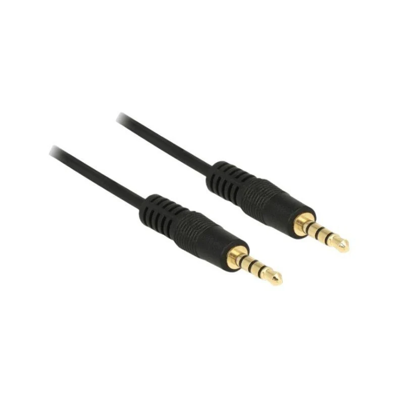 VIVANCO hochwertiges Audio Anschlusskabel kompatibel mit 3,5mm Geräten, Stereo Klinkenkabel, 2m