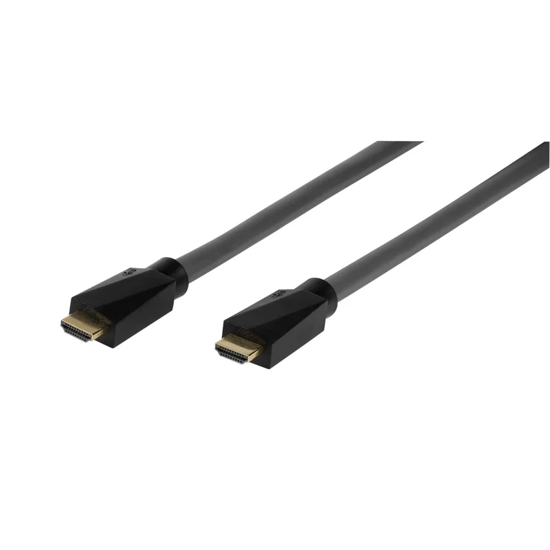 VIVANCO Hochwertiges HDMI Kabel, 5 m, 4K Unterstützung, 3D, Ethernet, ARC, 10 Gbit/s, Vergoldete Kontakte