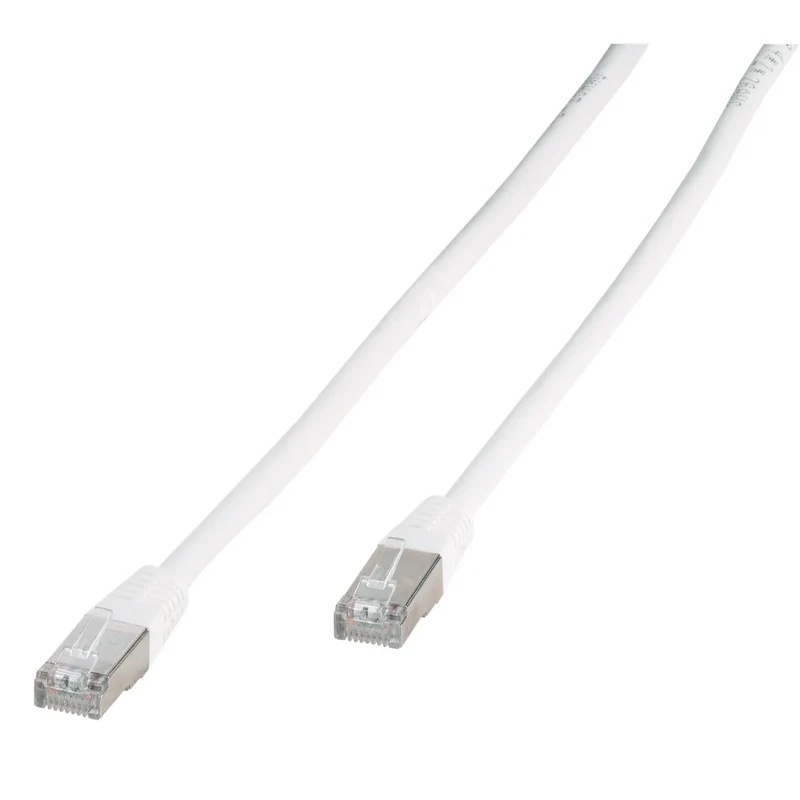 VIVANCO Hochwertiges CAT5e Netzwerkkabel, 20 m, RJ45 Stecker, Voll geschirmt, Gigabit-fähig, Weiß
