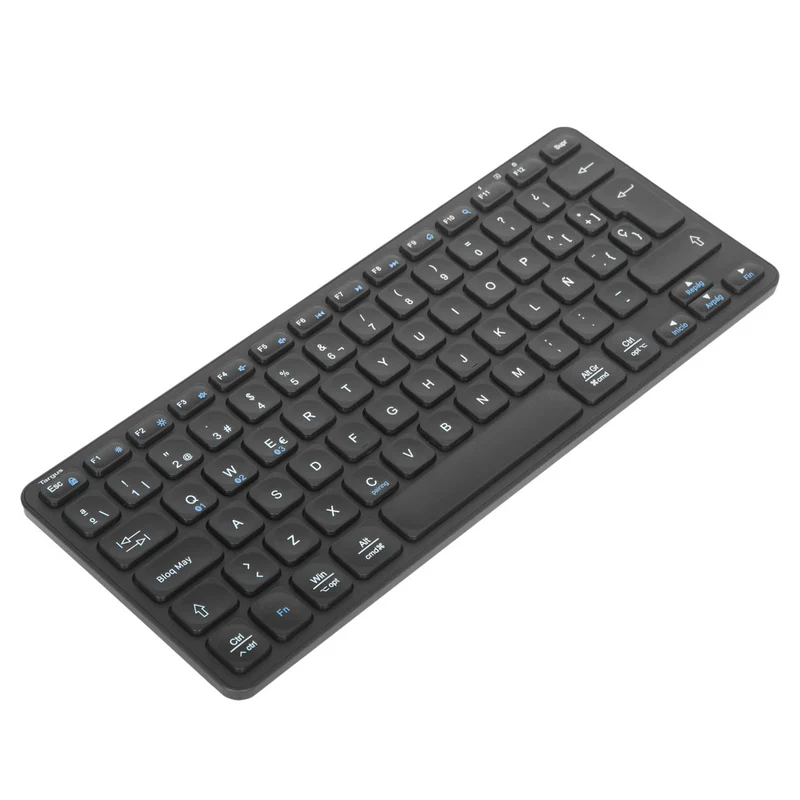 Kompakte antimikrobielle Multi-Device Bluetooth®-Tastatur (ES)