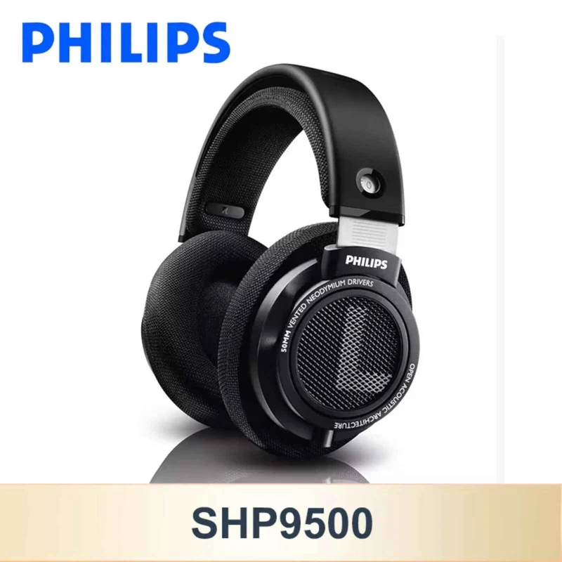 Philips SHP9500 HiFi Kopfhörer Over-Ear - Schwarz