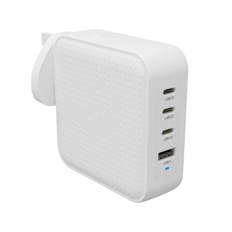 HyperJuice® 100 W USB-C GaN-Reiseladegerät mit Sicherheitsprüfung – Weiß