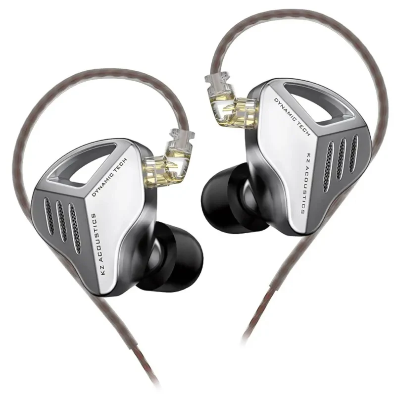 100% Original KZ ZVX High-End Professional HiFi In-Ear Kopfhörer Silber