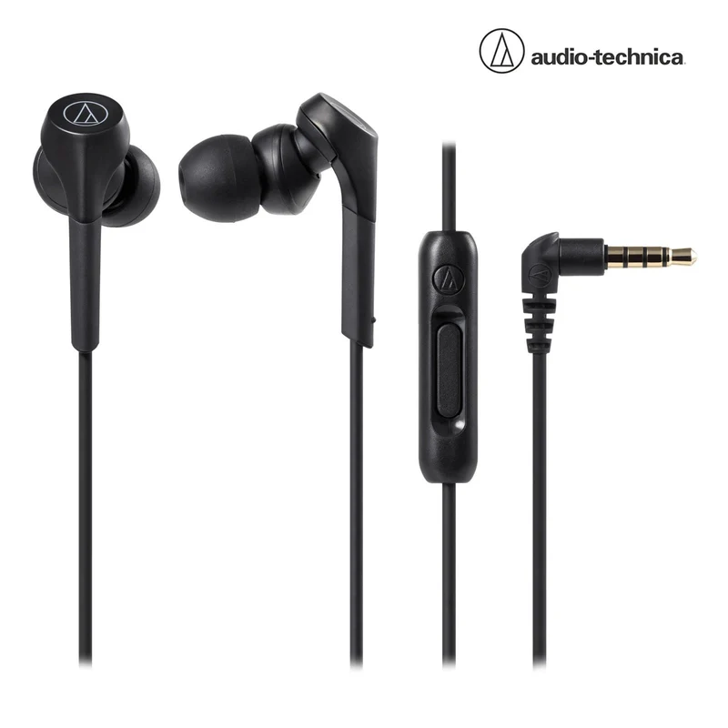 Audio-Technica ATH-CKS550XiS BK | SOLID BASS In-Ear | Mic | Schwarz