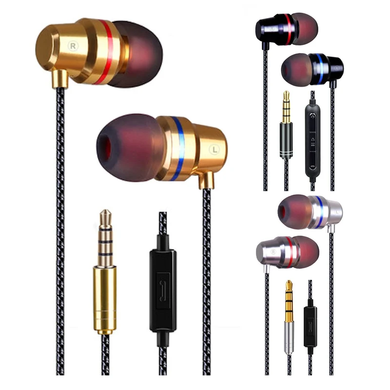 Super Bass In-Ear Kopfhörer Ohrhörer LP-X1 Sound Earphone Headphone Headset
