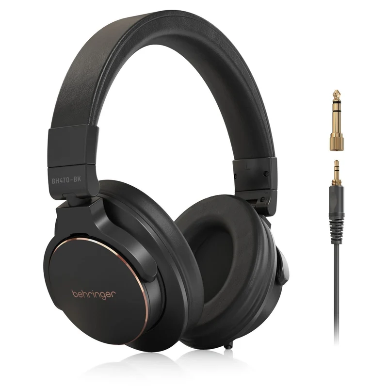 Behringer BH470 BK Geschlossene Kopfhörer – Klarer Sound & Höchster Tragekomfort