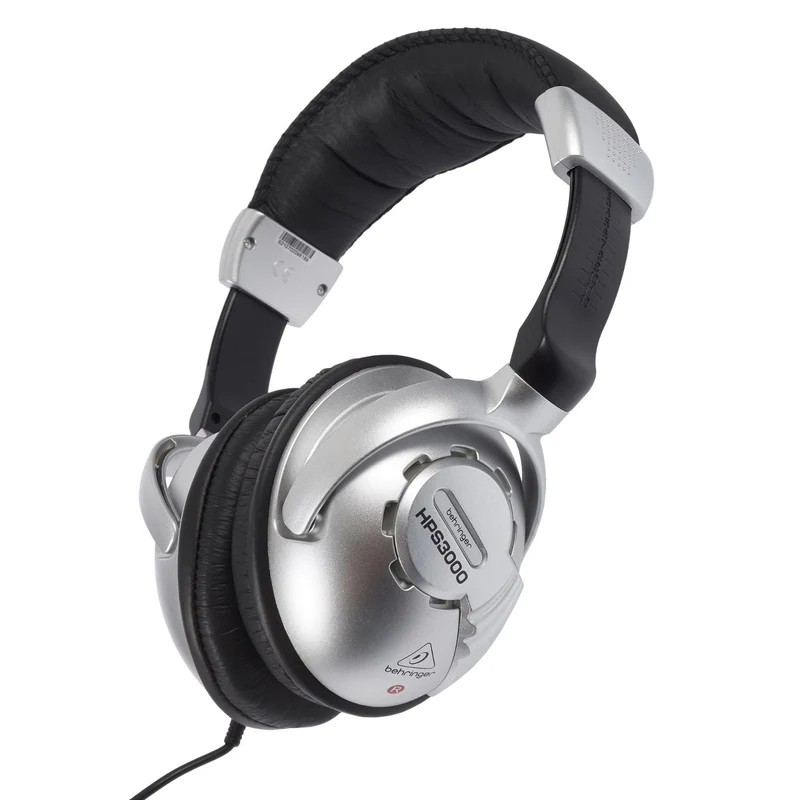 Behringer HPS3000 DJ Kopfhörer Kabelgebunden Musik Silber Schwarz