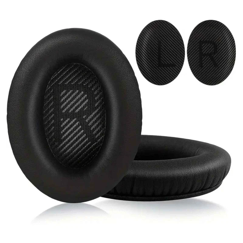 Ohrpolster für Bose QuietComfort QC35 QC15 QC45 QC25 Q35 II Schwarz