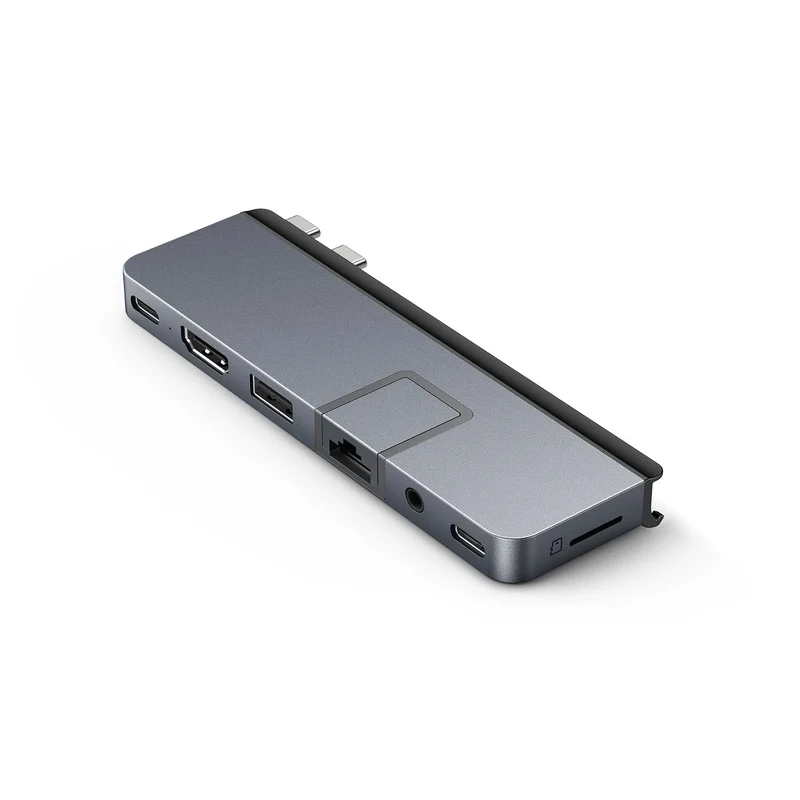 HyperDrive DUO PRO 7-in-2 USB-C Hub - Grau