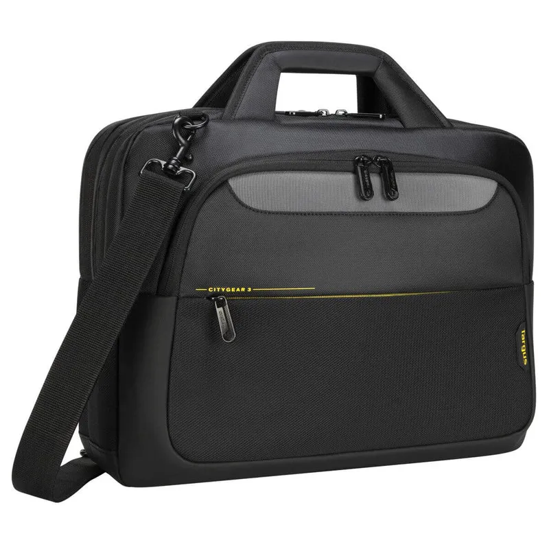 CityGear 12-14" Topload Notebook-Tasche – Schwarz