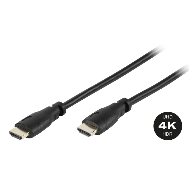 Hochwertiges VIVANCO HDMI Kabel, 15 m, 4K Unterstützung, 3D, ARC, Ethernet, vergoldete Stecker, High Speed Übertragung