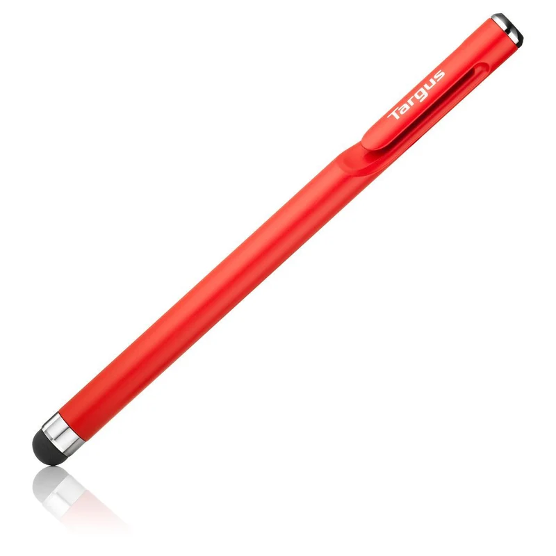 Antimikrobieller glatter Stylus-Stift für Smartphones und Touchscreens - Rot