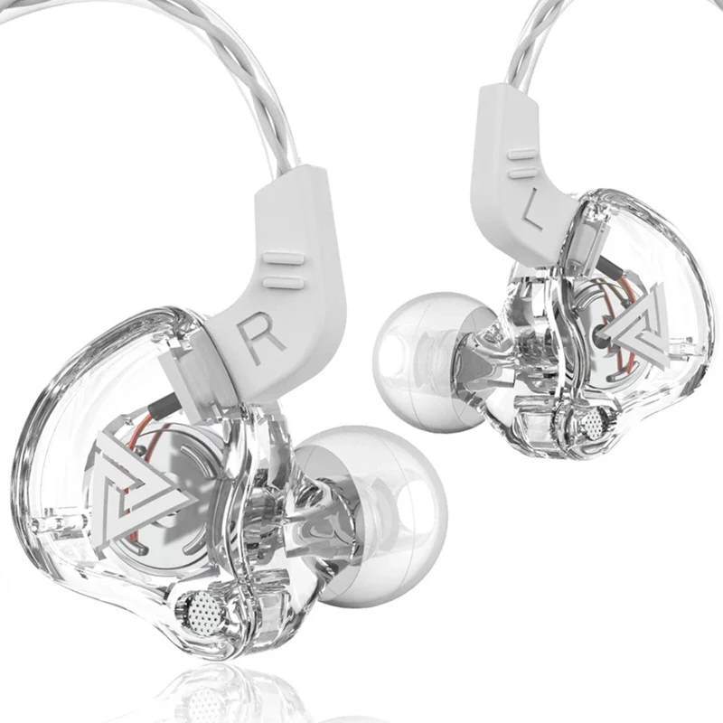 QKZ AK6 Hi-Res In-Ear-Kopfhörer Ohrhörer 105dB HD Mikrofon Bass Boost Kristall