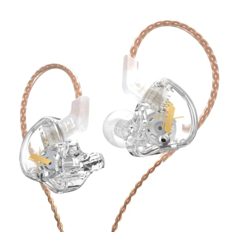 KZ EDX High-End Professional HiFi In-Ear Kopfhörer Headset Schwarz Weiß Kristall