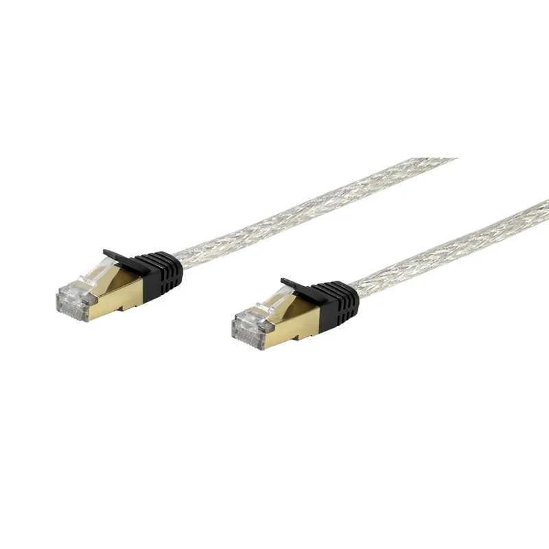 Vivanco Hochwertige CAT6 Netzwerkkabel 5m, kompatibel mit RJ45 Geräten, Gigabit LAN, geschirmt, F/UTP, Twisted Pair
