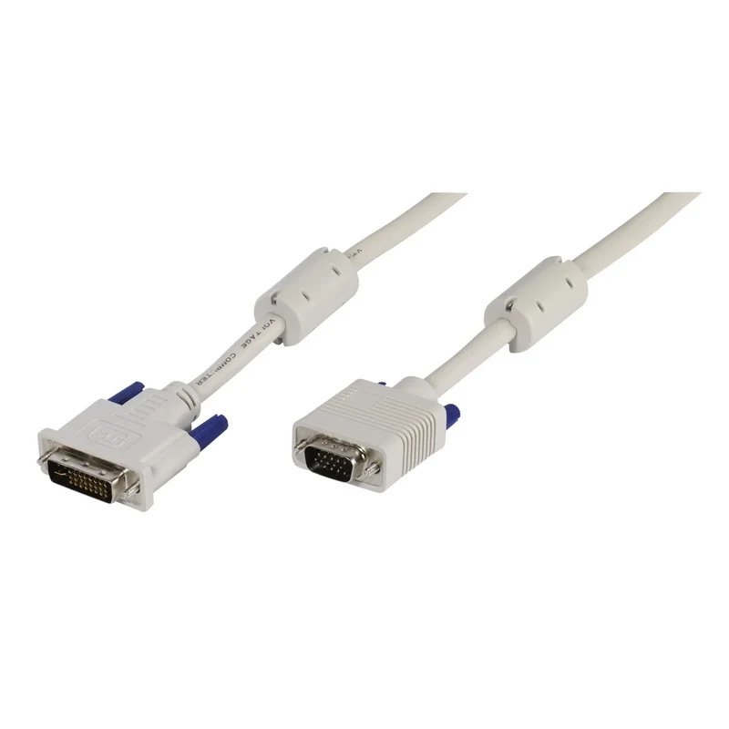 VIVANCO Hochwertiges DVI-D Anschlusskabel 1,8m, kompatibel mit Dual Link Geräten, 9,9 Gbit, vollgeschirmt, schwarz