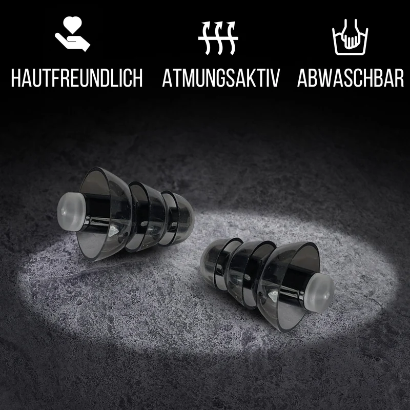 NACHFÜLLPACK - 1 Paar "THE DARK NIGHT RISES" Ohrstöpsel | 24db SNR | (ohne Aufbewahrungsbehälter)