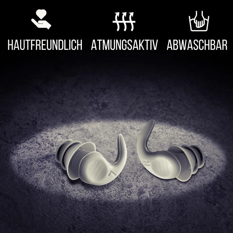NACHFÜLLPACK - 1 Paar NICKBÄR Ohrstöpsel | 28db SNR | (ohne Aufbewahrungsbehälter)
