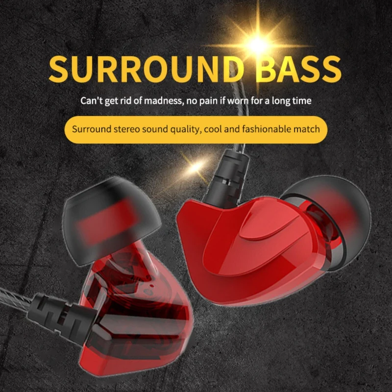 Surround Bass High-End Sport Headset S200 Metal In-Ear Kopfhörer Surround Bass