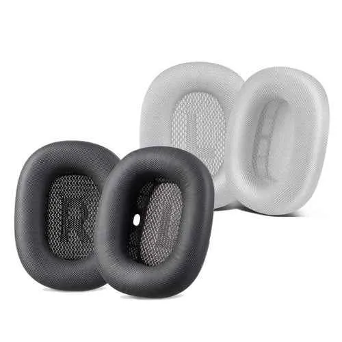 Ohrpolster für Apple AirPods Max Ersatzpolster Space Grau - Silber - Ear PAds