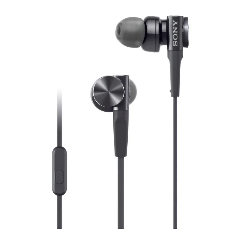 Sony MDR-XB75AP In-Ear Kopfhörer – EXTRA BASS | Mikrofon Schwarz