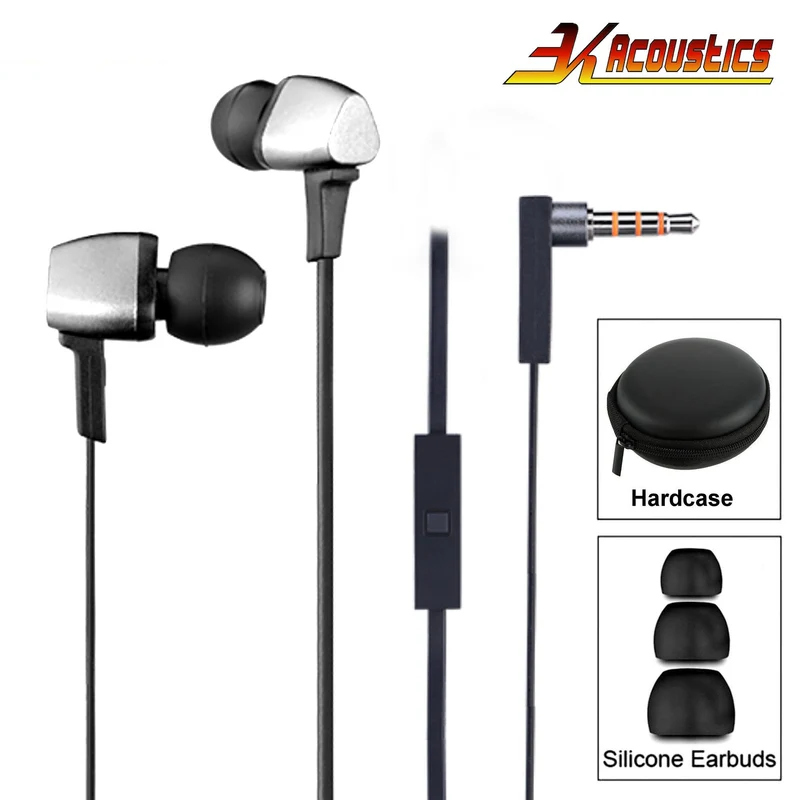 Mega Bass Pro HQ Kopfhörer In-Ear Earphone Triangle Headphone Headset Flachkabel