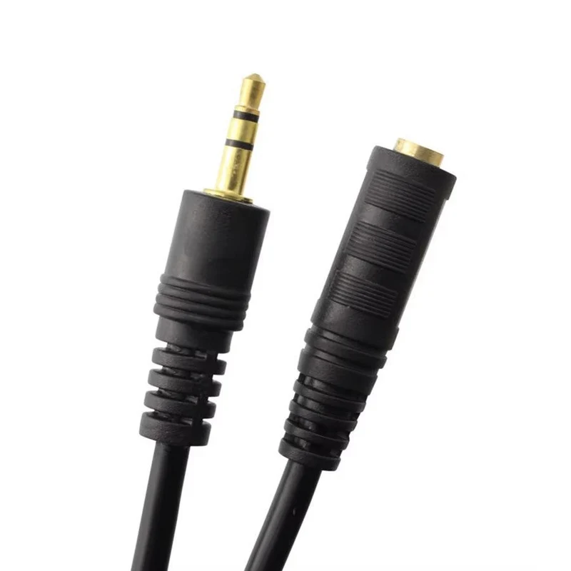 3m Audio Verlängerungskabel 🎧 OFC AUX 3,5mm Klinke Stecker/Buchse vergoldet