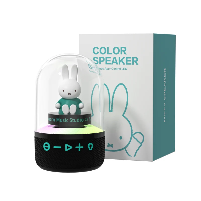 Miffy App Control RGB Light Bluetooth Speaker /Blue