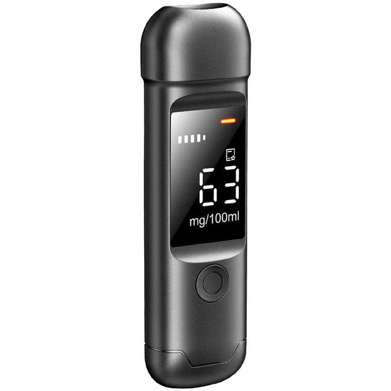 MPOW Portable Alcohol Tester Handheld Breathalyzer, LCD Digital Display with Type-C Charging, Compact BAC Detector with High Precision Sensor, Suitable for Home, Driving & Daily Use
