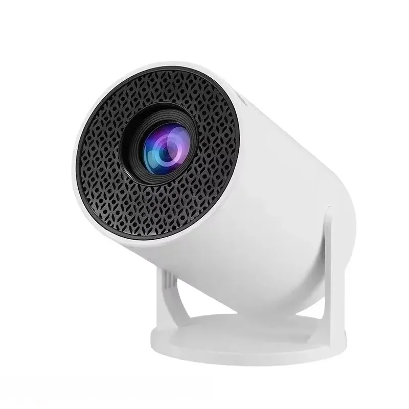 1080P White Projector: 270° Adjustable LED | Portable for Android, USB TV Stick, Laptop | Home & Outdoor Movie Screen"
