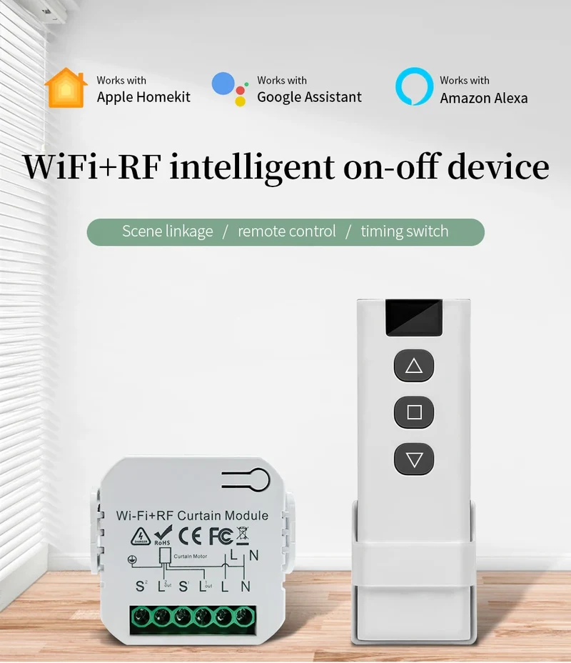 Tuya Smart WiFi Curtain Switch