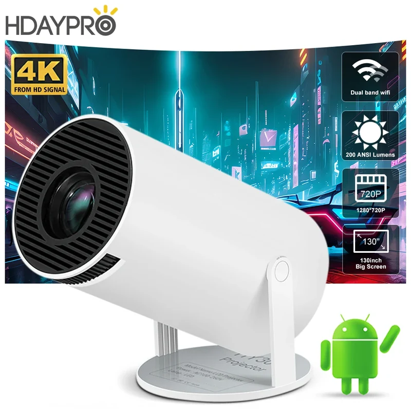 MINI Projector 4K Android 11.0