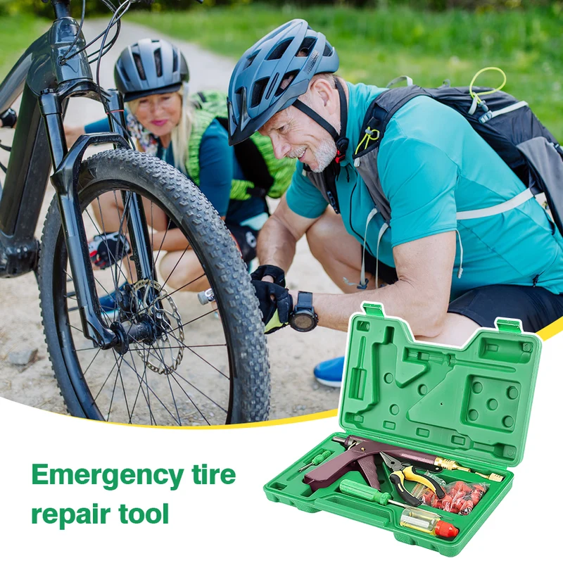 Mpow Mushroom-shaped quick tire repair tool kit, tubeless tire repair tool kit, vacuum tire repair gun kit