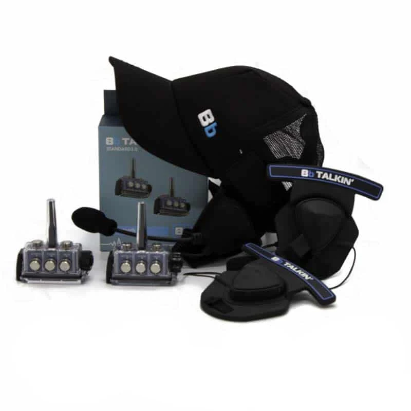 BbTalkin 3.0 2-Person Communication Bundle: Surf Cap + Stereo Helmet Pad Headset
