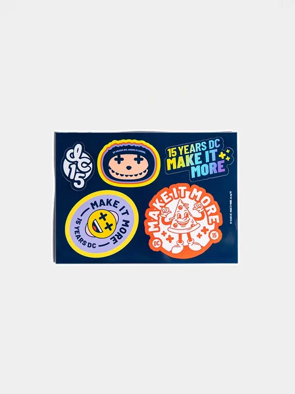 Jubiläums Sticker Set - 15 years dc