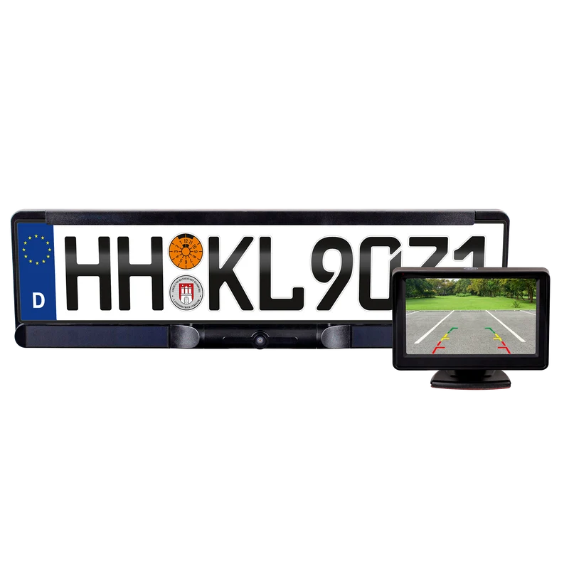 Rückfahrkamera RC-300WS – Solarbetriebene Kamera mit Monitor & einfacher Montage