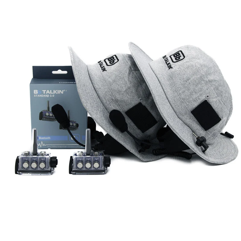 BbTalkin 3.0 2-Person Communication Bundle: 2x Surf Hat