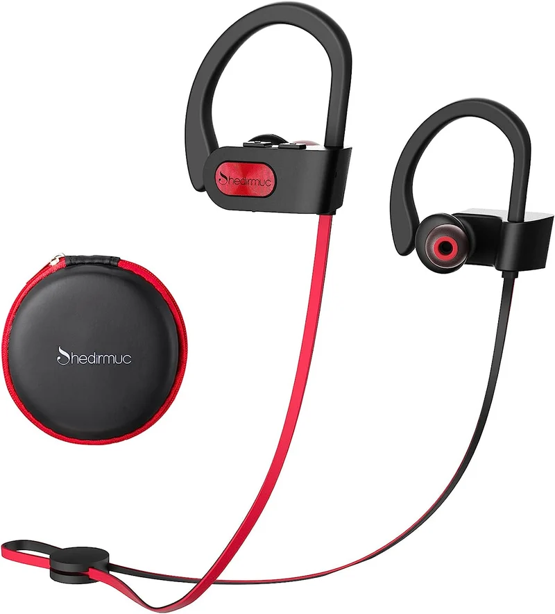 Shedirmuc Flames Bluetooth Headphones ,IPX7 Waterproof Sports Earphones with Microphone for Calls ( same as mpow Flame )