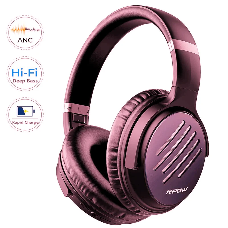 Mpow H16 Noise Cancelling Headphones, Fast Charge