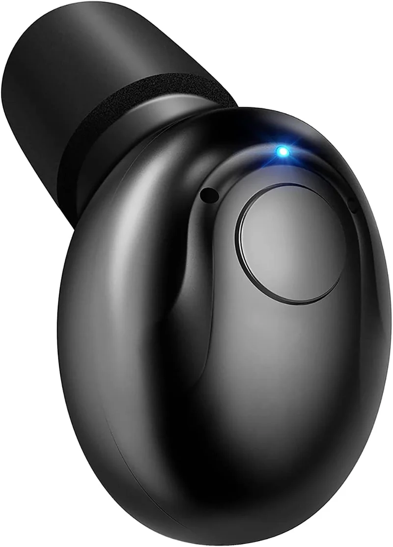 Bluetooth Headset 5.0 600Hrs Standby Time 10Hrs Handsfree Earpiece for Cell Phone EM16