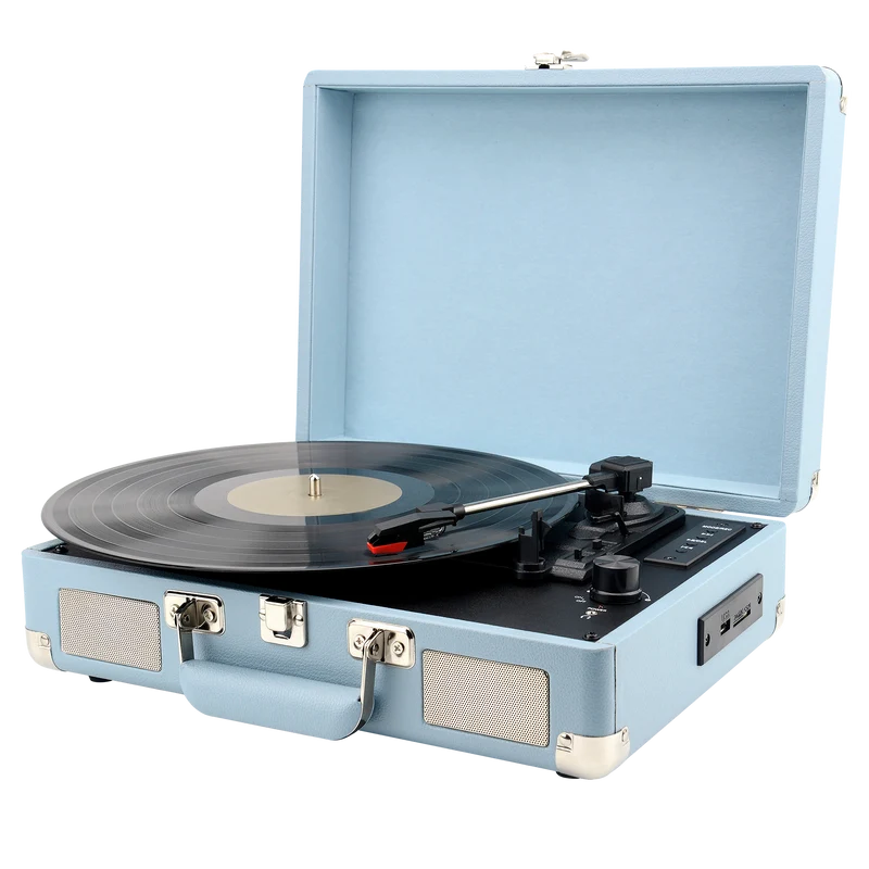 B-Ware: Retro-Plattenspieler RRP-1 - Blau