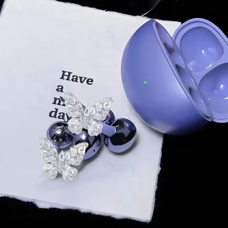 Mpow Detachable Crystal Ear Clip Earphones with Open-Back Bluetooth 5.4. A Fashionable Gift for Women with Ultra-Comfortable Wear