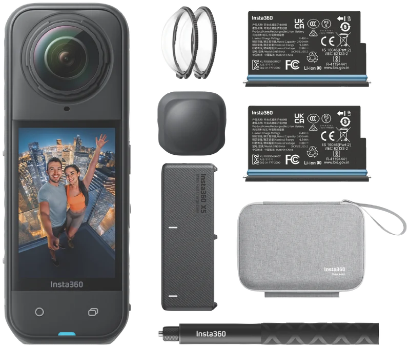 Insta360 X5 360 Camera Essentials Bundle