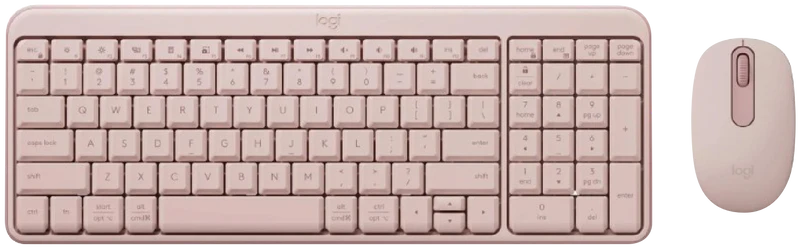 Logitech MK250 Bluetooth Wireless Keyboard & Mouse (Rose)