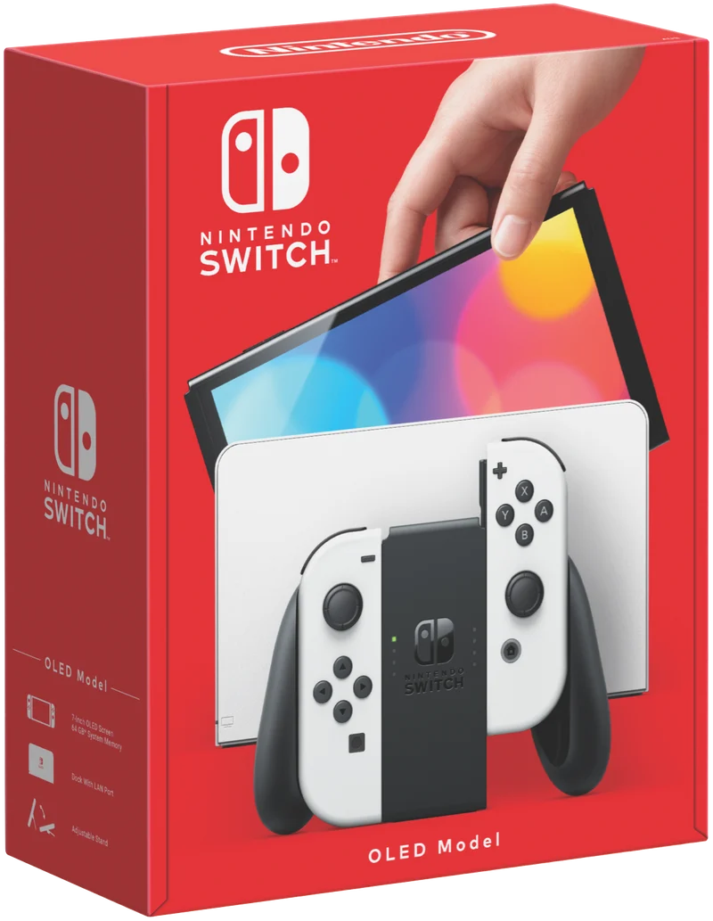 Nintendo Switch Console OLED Model (White)