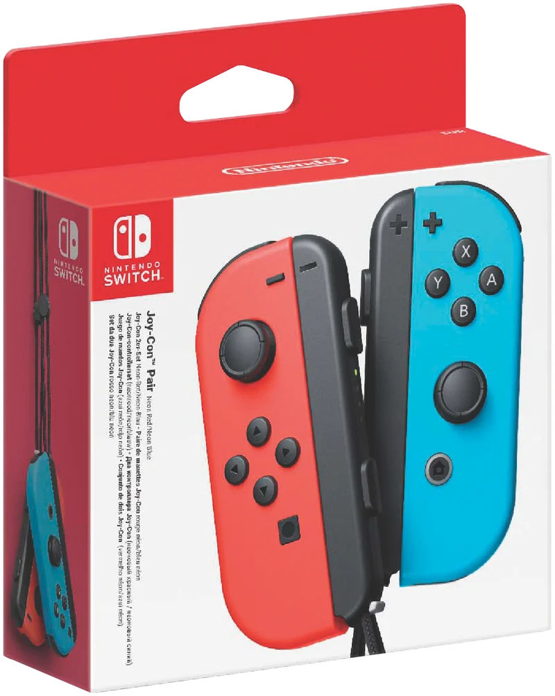 Nintendo Switch Joy-Con Pair Neon Red & Blue