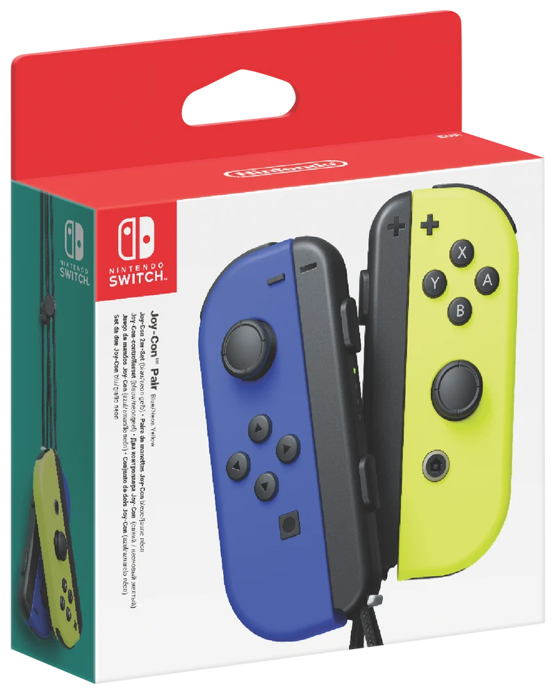 Nintendo Switch Joy-Con Pair Blue & Neon Yellow