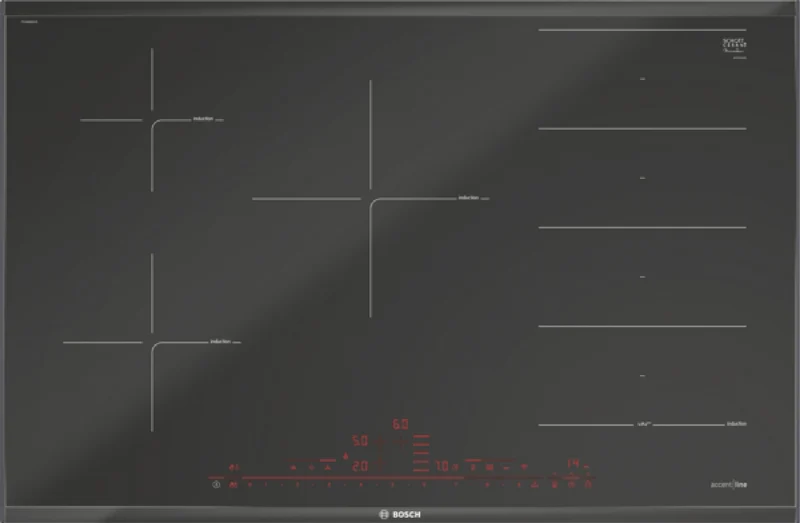 Bosch Series 8 Accentline 80cm Induction Cooktop