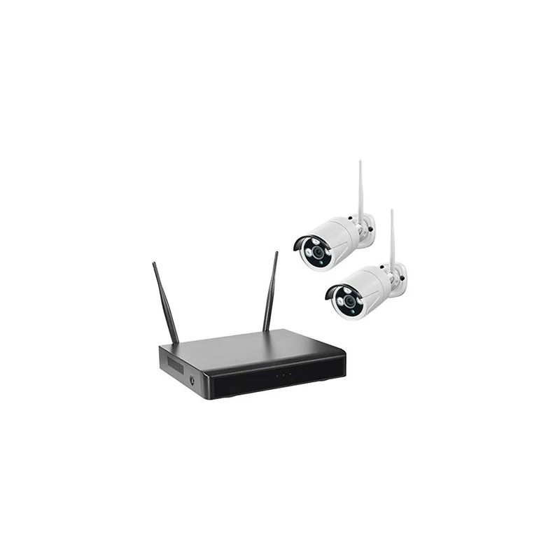 Indexa WLAN-Überwachungskameraset mit 2 Kameras WR100 SET B2
